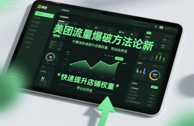 美团流量爆破方法论,付费流快速提升店铺权重,带动自然流-子比社区