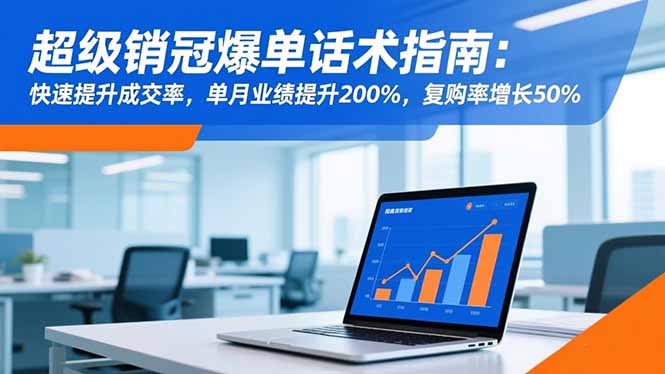 超级销冠爆单话术指南：快速提升成交率，单月业绩提升200%，复购率增长50%-子比社区