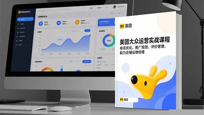 美团大众运营实战课程，排名优化、推广投放、评价管理，助力店铺业绩倍增-子比社区
