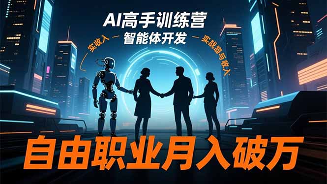 AI高手训练营3.0，ChatGPT，Midjourney，智能体开发，自由职业月入破万-子比社区