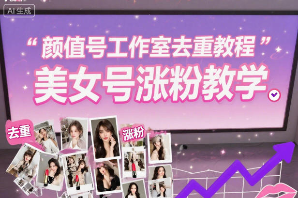 颜值号工作室去重教程，美女号涨粉教学-子比社区