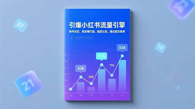 引爆小红书流量引擎，账号定位、视觉锤打造、底层认知，撬动首页推荐-子比社区