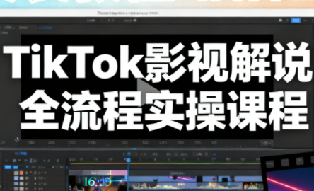 凌帧·TikTok影视解说全流程实操-子比社区