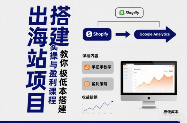 小淘出海站项目，搭建实操与盈利课程，手把手教你用极低成本搭建-子比社区